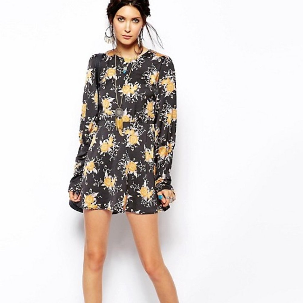 FREE PEOPLE Parker floral long sleeve dress - Picture 3 of 6
